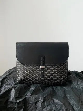 Goyard Coursier Messenger Bag Coated Canvas Leather 610300880