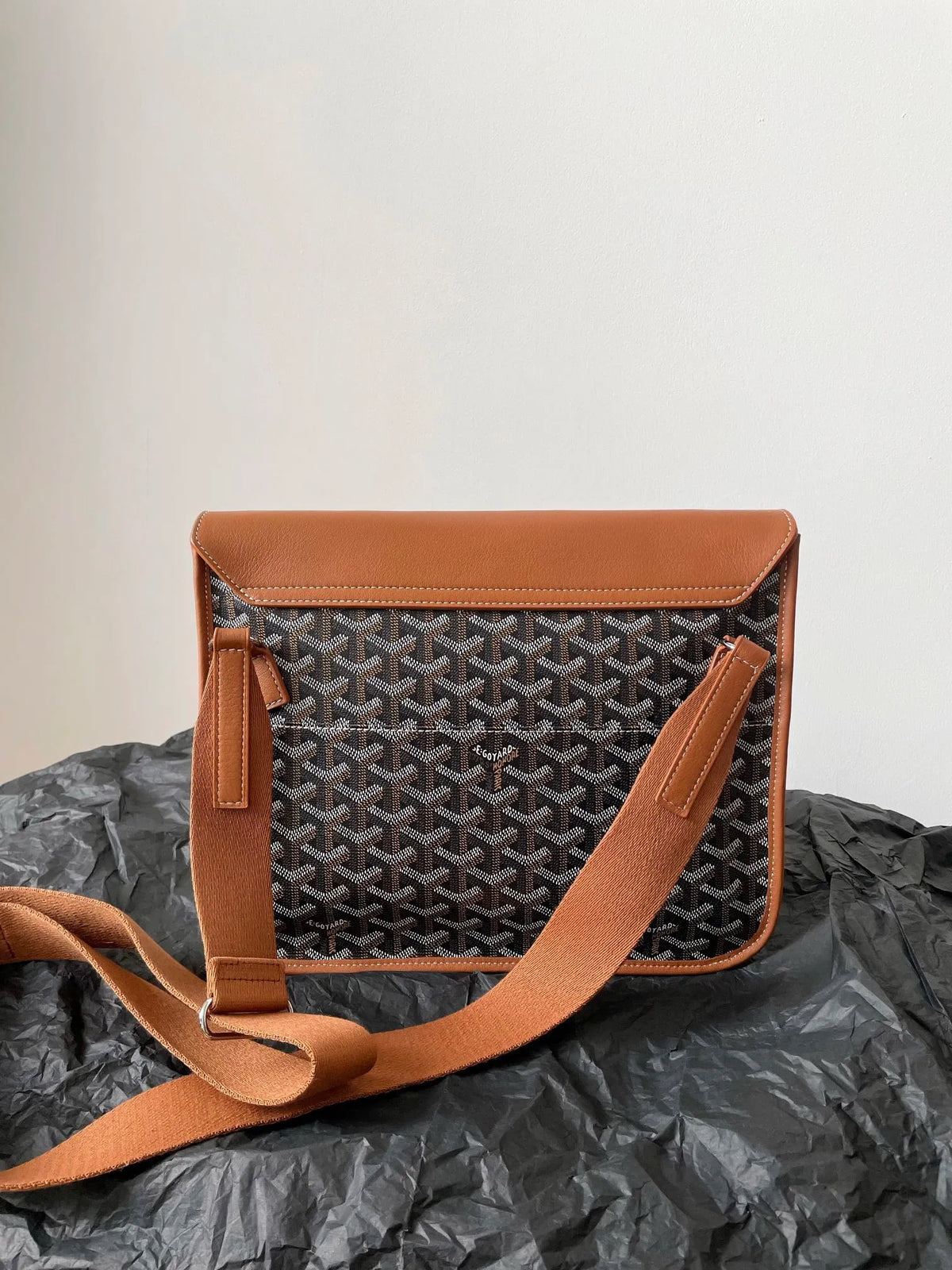 Goyard Coursier Messenger Bag Coated Canvas Leather 610300880
