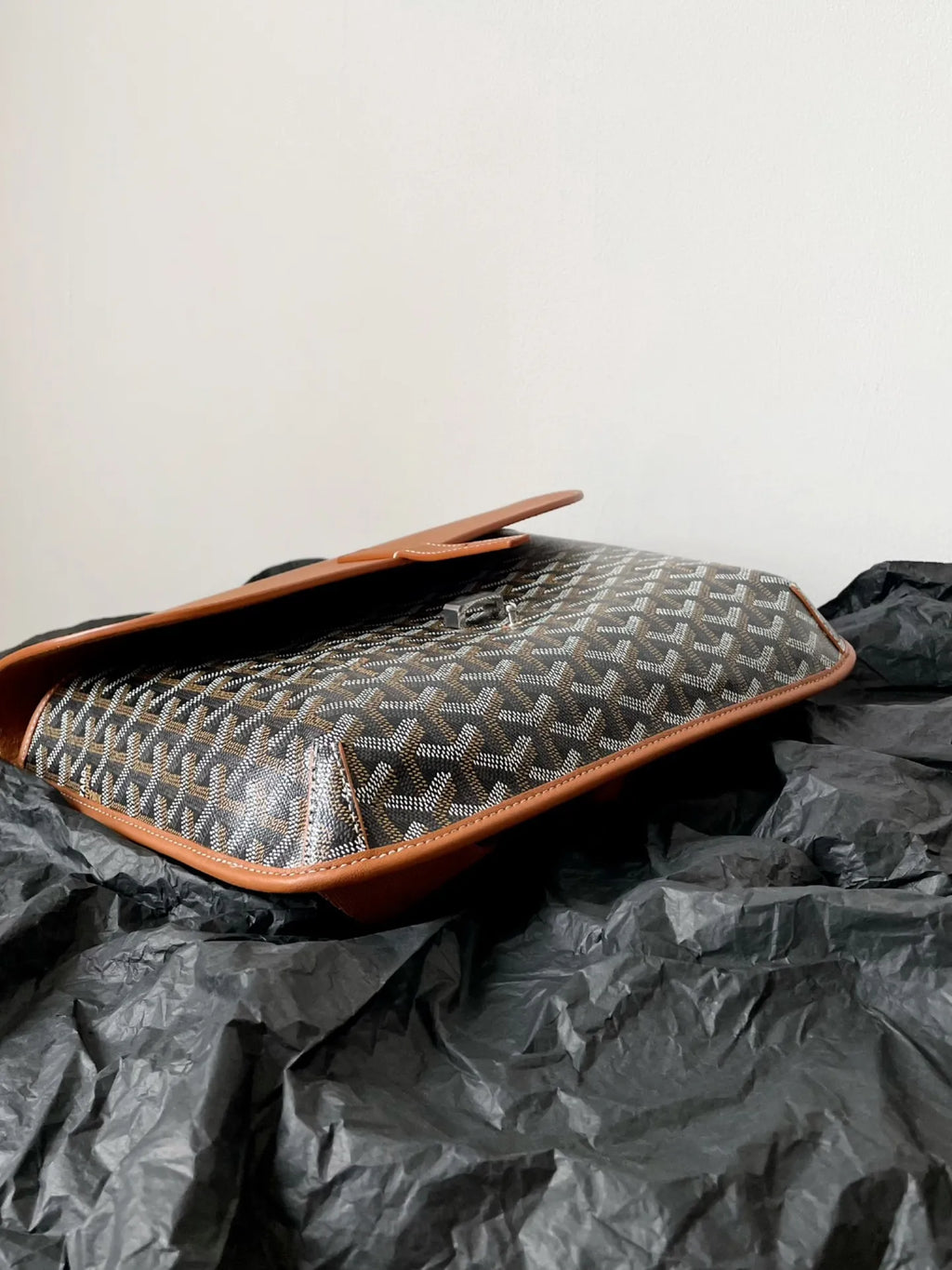 Goyard Coursier Messenger Bag Coated Canvas Leather 610300880