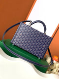 Goyard Grand Hôtel Box Bag Coated Canvas Leather 8119