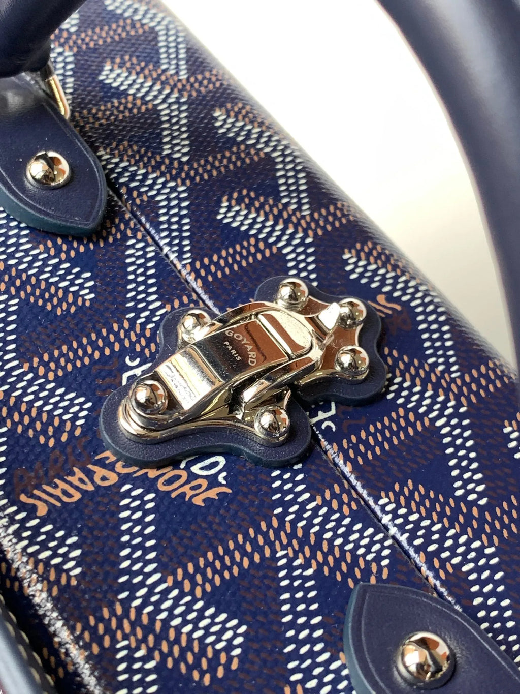 Goyard Grand Hôtel Box Bag Coated Canvas Leather 8119