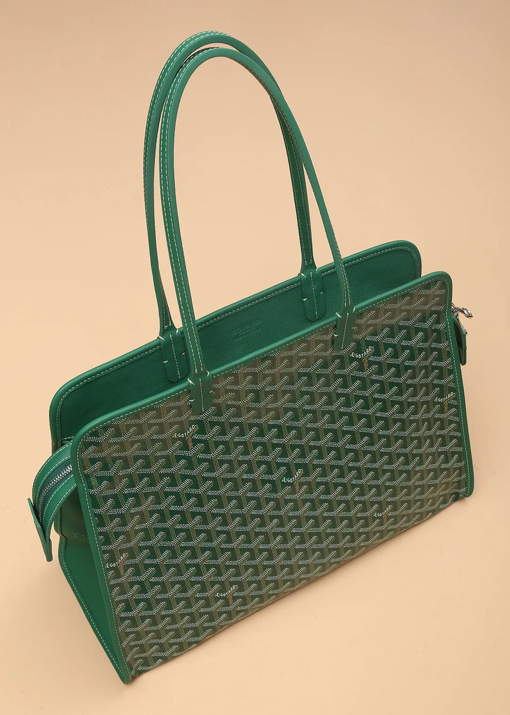 Goyard Hardy Bag Coated Canvas Leather 8016
