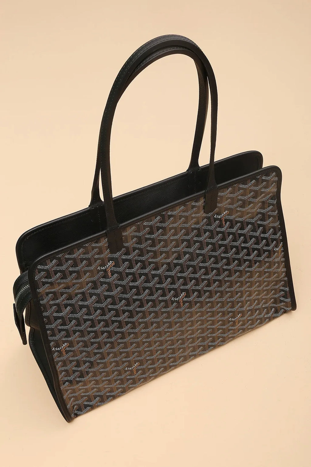 Goyard Hardy Bag Coated Canvas Leather 8016
