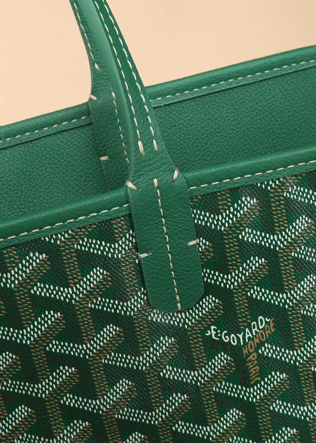 Goyard Hardy Bag Coated Canvas Leather 8016