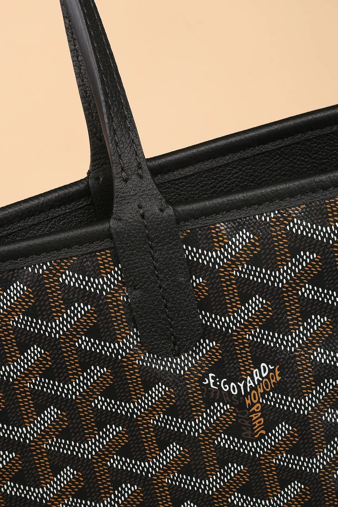 Goyard Hardy Bag Coated Canvas Leather 8016