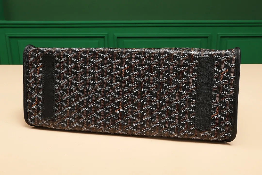 Goyard Hardy Bag Coated Canvas Leather 8016