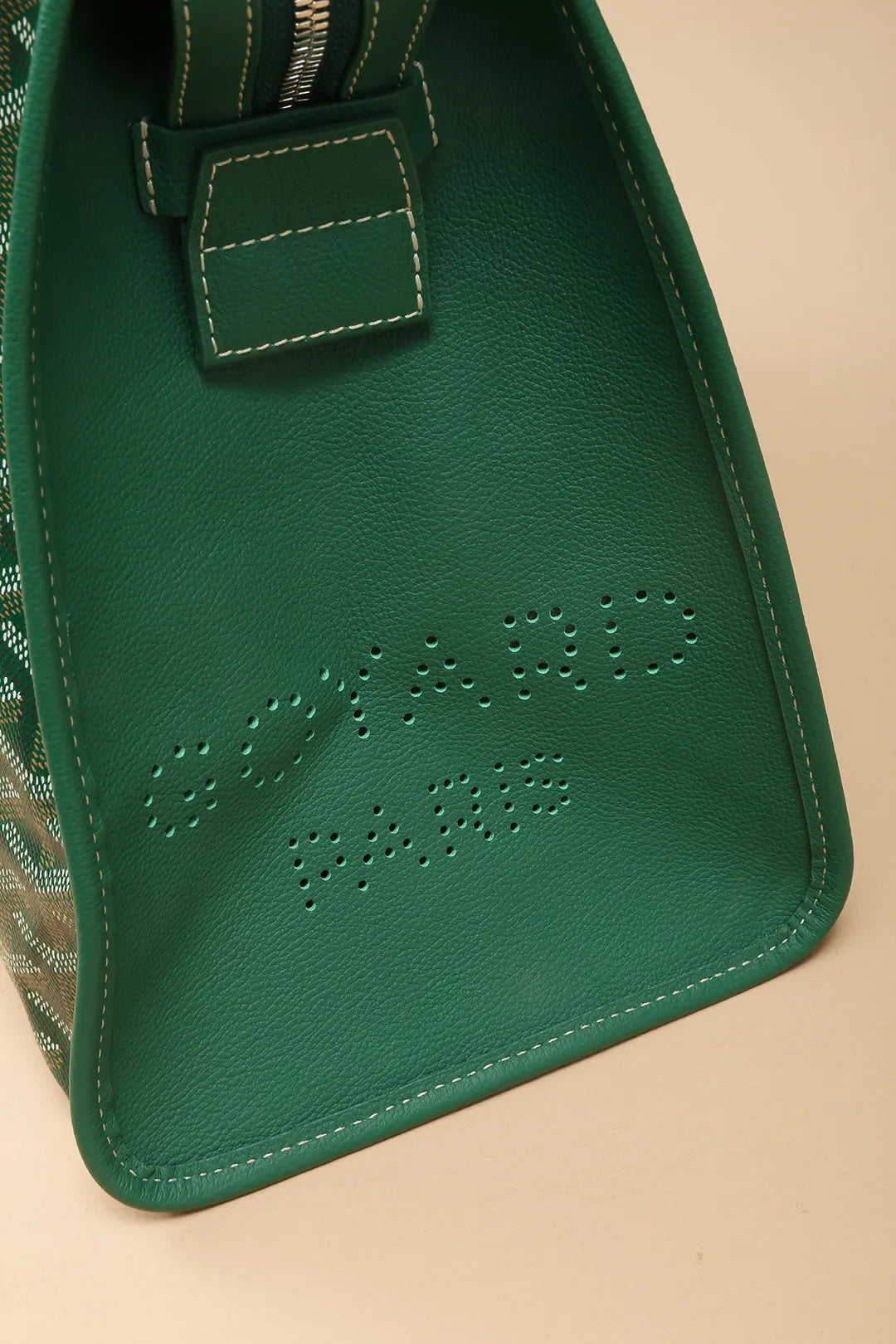 Goyard Hardy Bag Coated Canvas Leather 8016