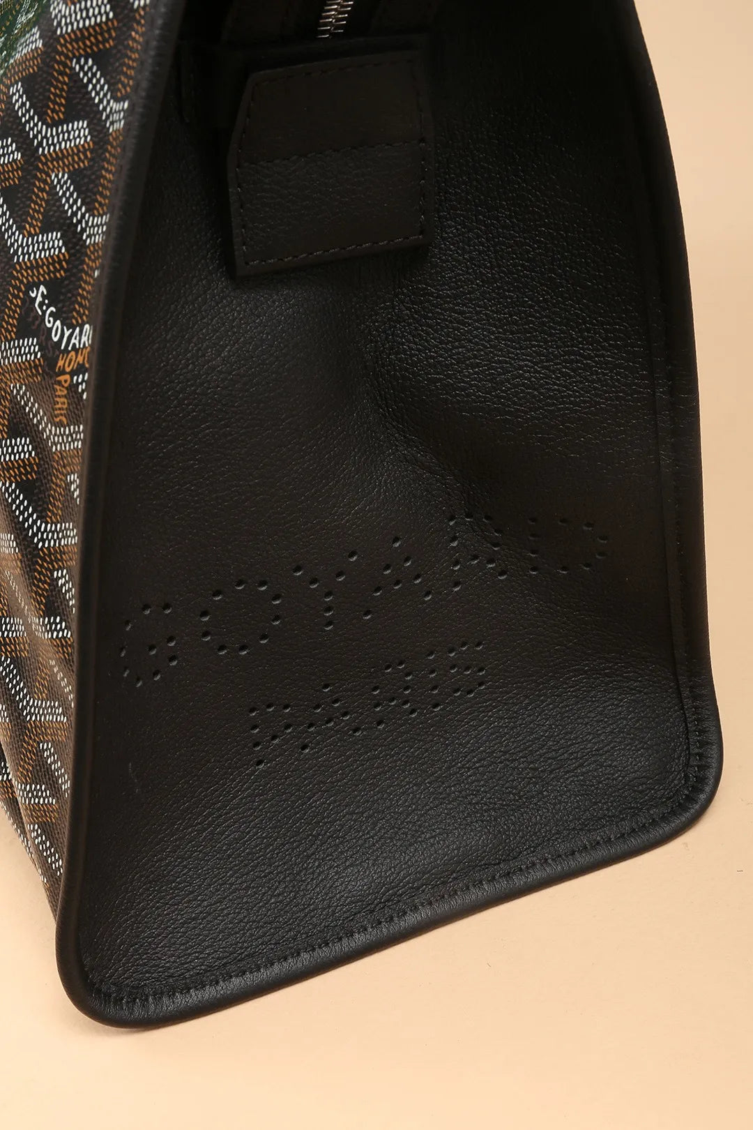 Goyard Hardy Bag Coated Canvas Leather 8016