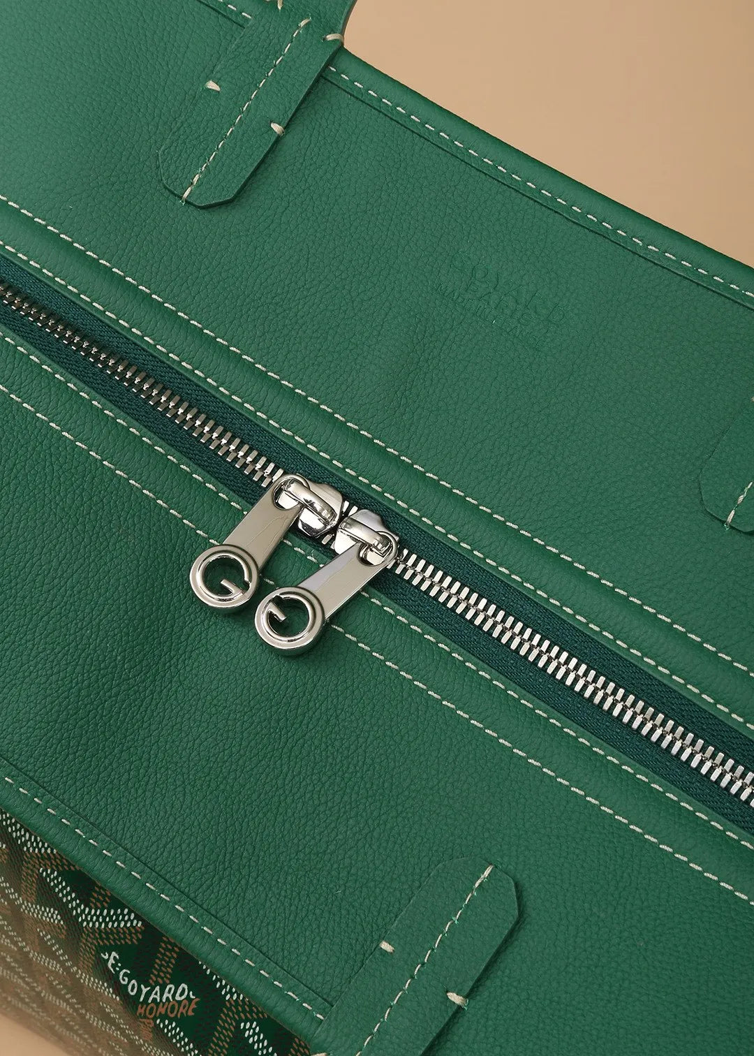 Goyard Hardy Bag Coated Canvas Leather 8016