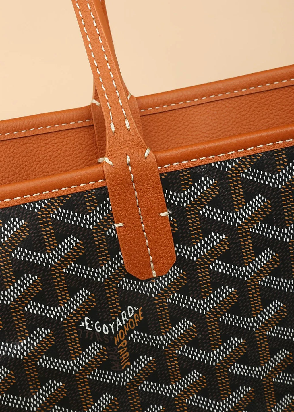Goyard Hardy PM Bag Coated Canvas Leather 8016