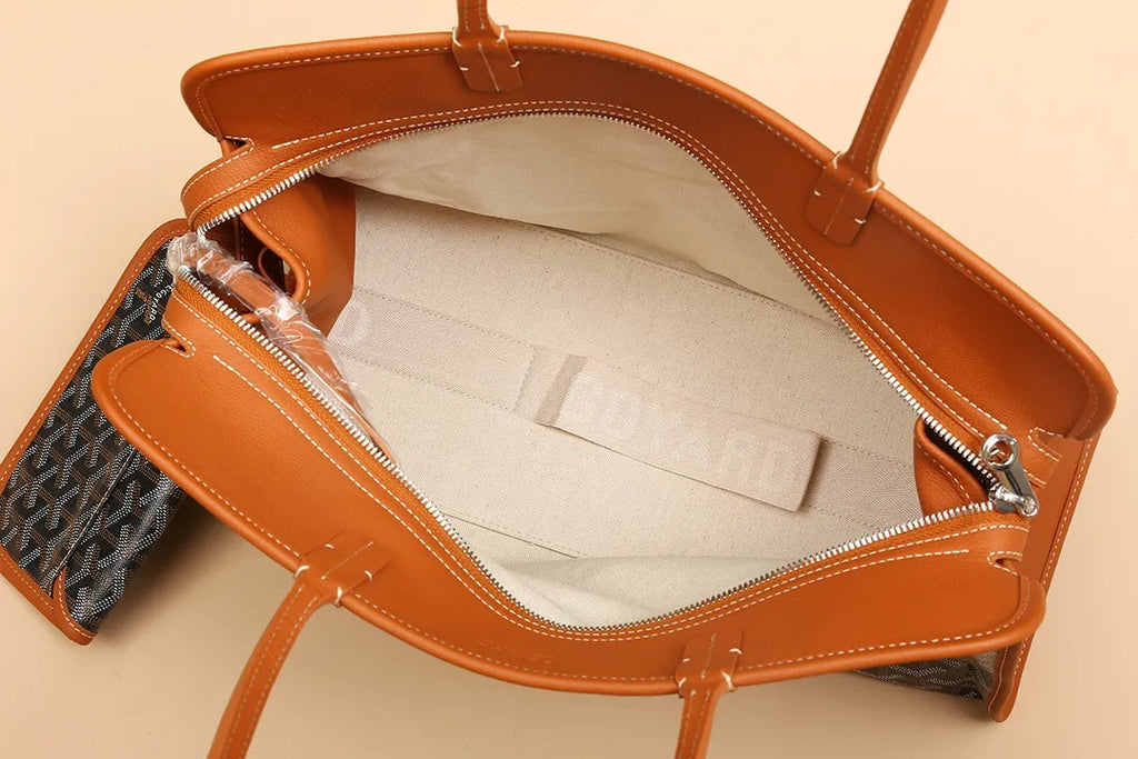 Goyard Hardy PM Bag Coated Canvas Leather 8016