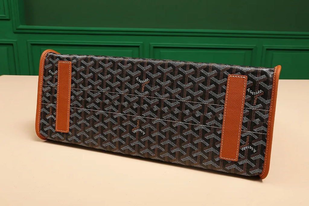 Goyard Hardy PM Bag Coated Canvas Leather 8016