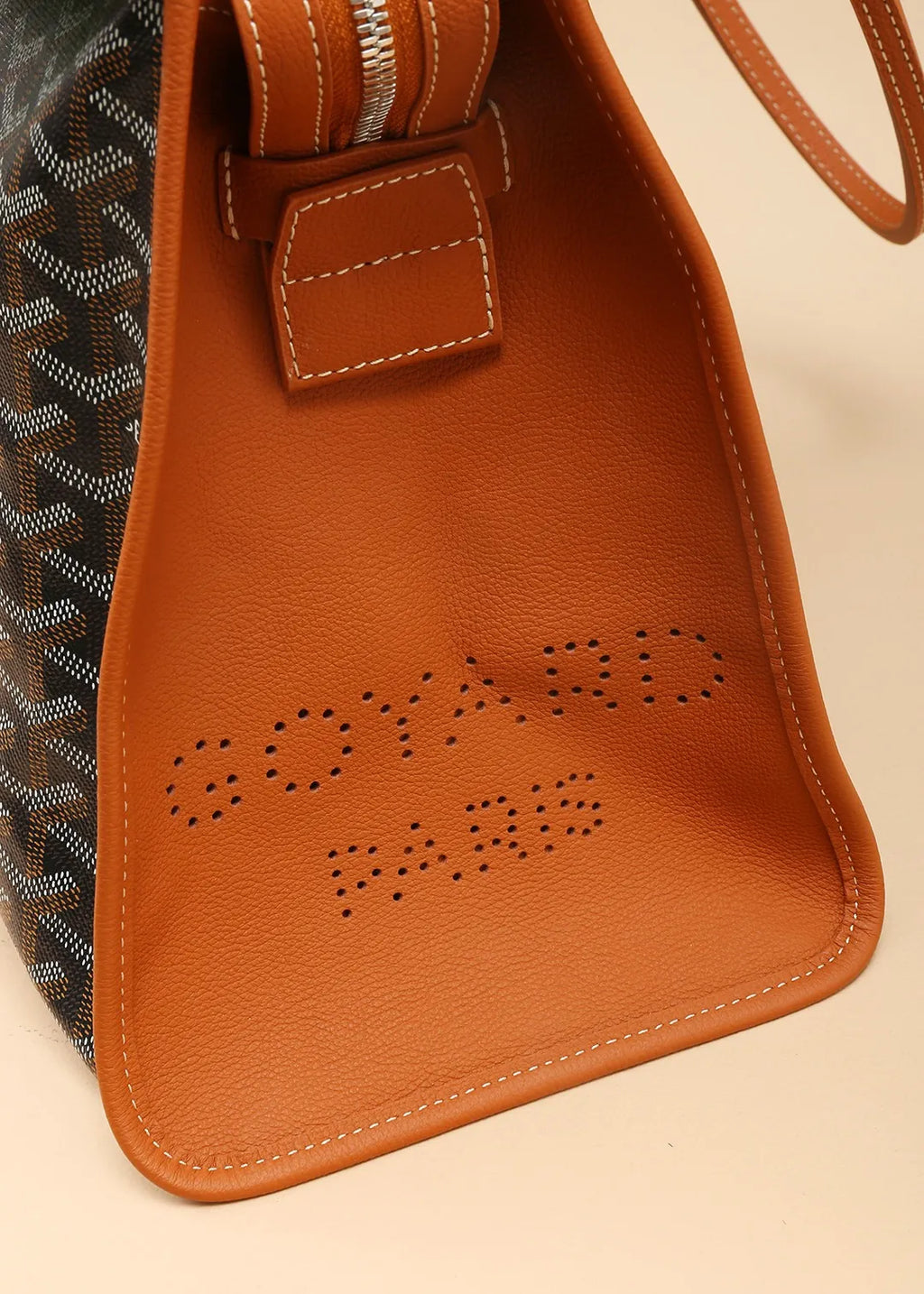 Goyard Hardy PM Bag Coated Canvas Leather 8016