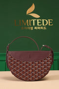 Goyard Hirondelle Shoulder Bag Coated Canvas Leather 8028
