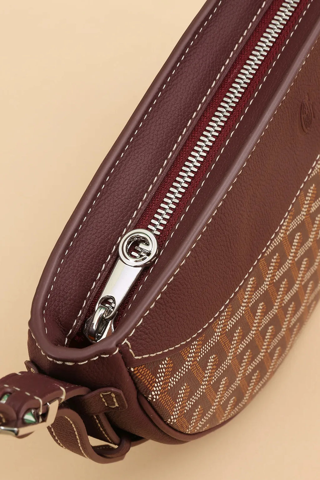 Goyard Hirondelle Shoulder Bag Coated Canvas Leather 8028
