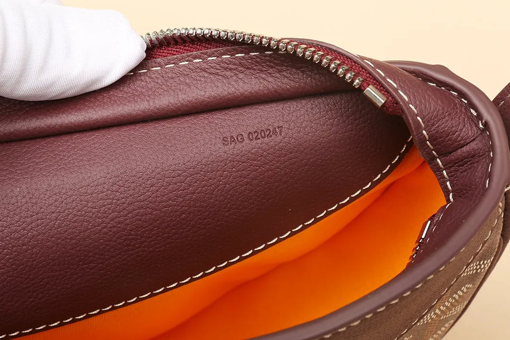 Goyard Hirondelle Shoulder Bag Coated Canvas Leather 8028
