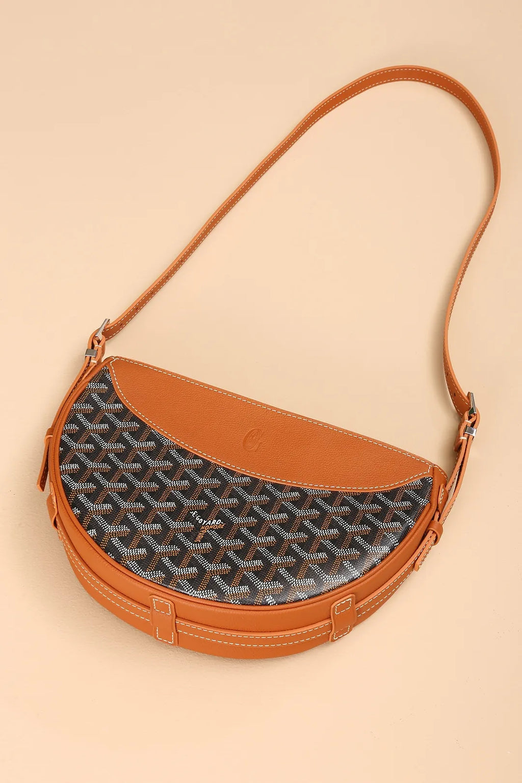 Goyard Hirondelle Swallow Bag Coated Canvas Leather 8028
