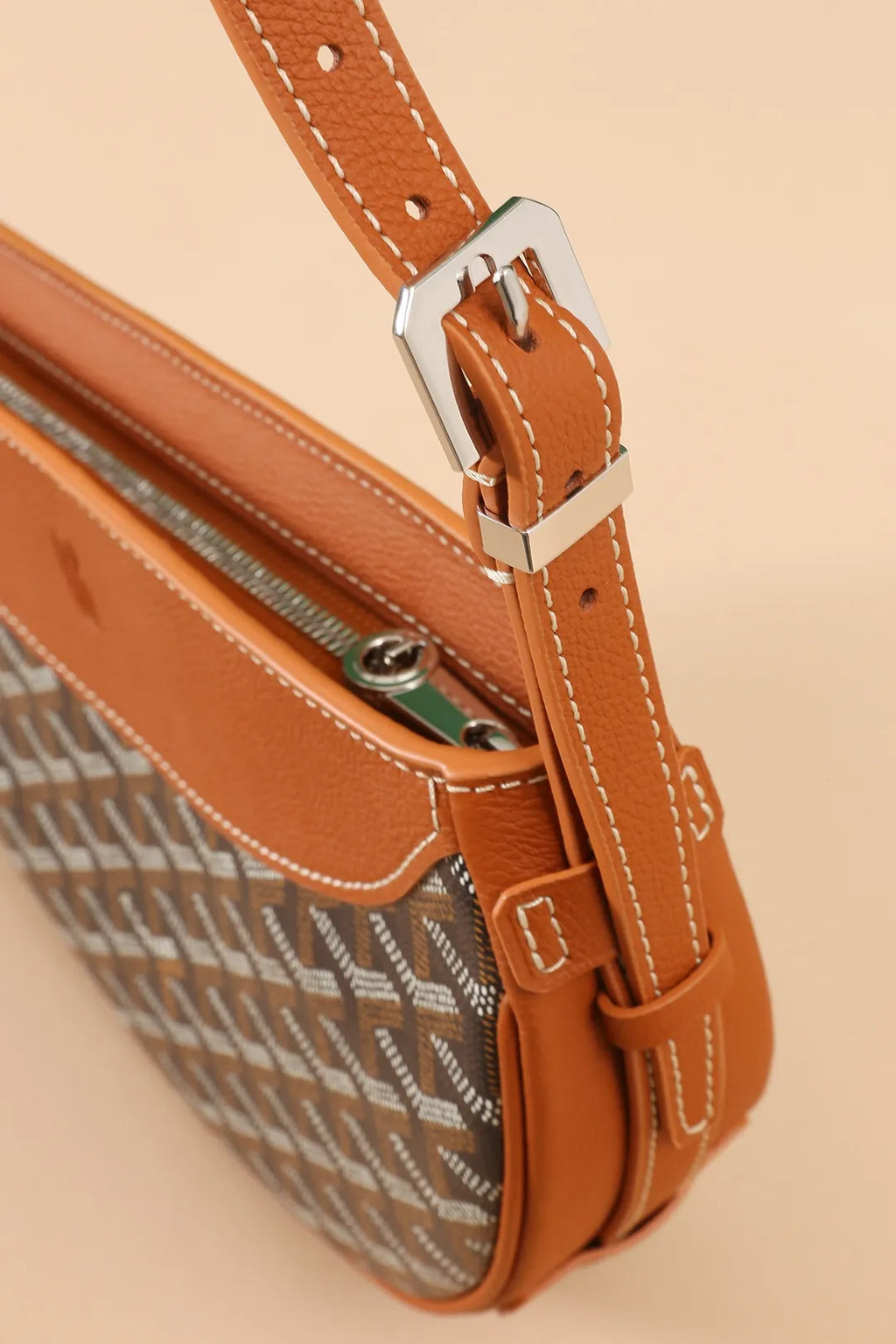 Goyard Hirondelle Swallow Bag Coated Canvas Leather 8028