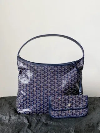 Goyard Hobo Zip Tote Bag Coated Canvas Leather 610300680