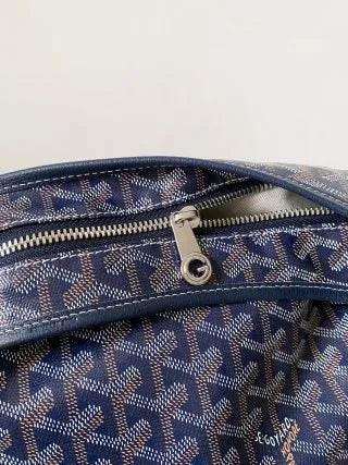 Goyard Hobo Zip Tote Bag Coated Canvas Leather 610300680
