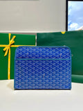 Goyard Jouvence GM Clutch Bag Coated Canvas Leather 8051