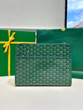 Goyard Jouvence GM Clutch Bag Coated Canvas Leather 8051