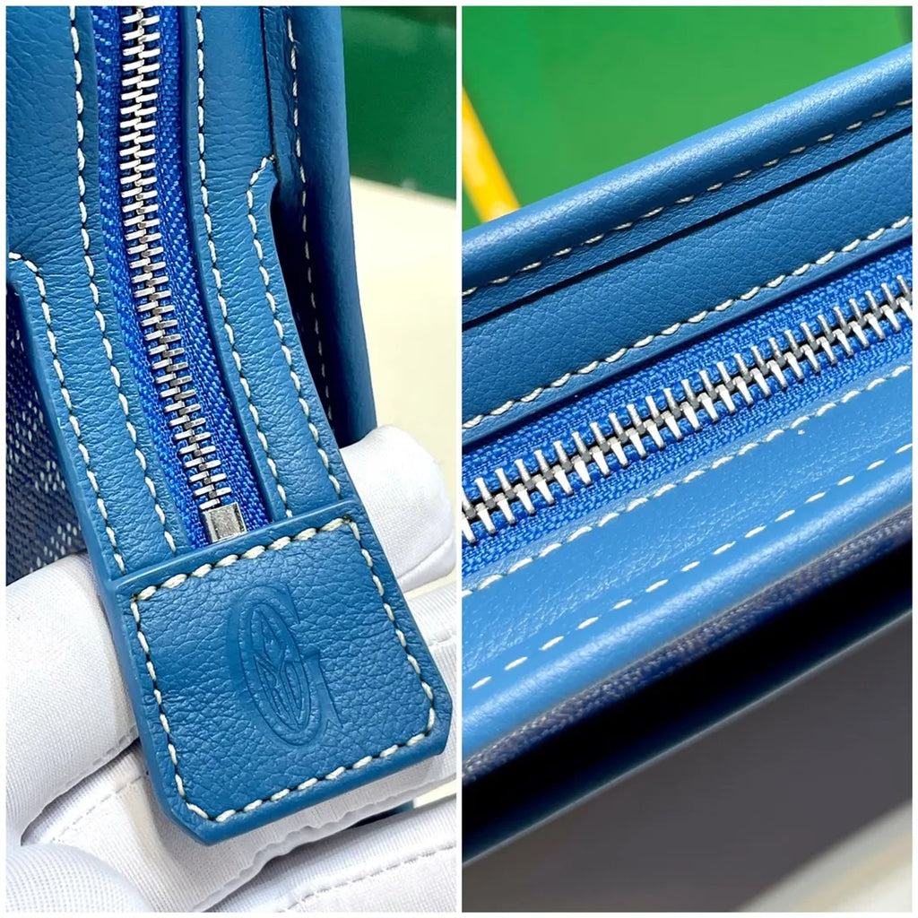Goyard Jouvence GM Clutch Bag Coated Canvas Leather 8051