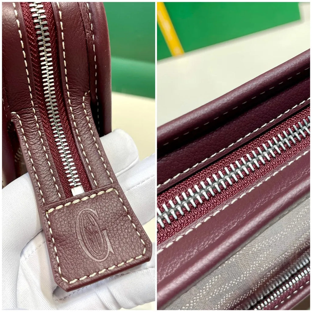 Goyard Jouvence GM Clutch Bag Coated Canvas Leather 8051