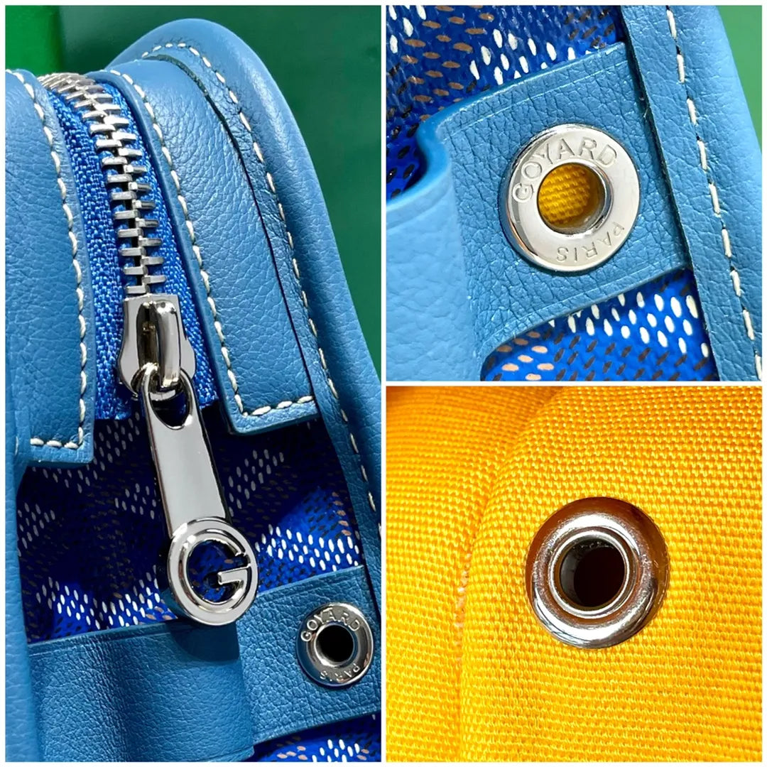 Goyard Jouvence GM Clutch Bag Coated Canvas Leather 8051