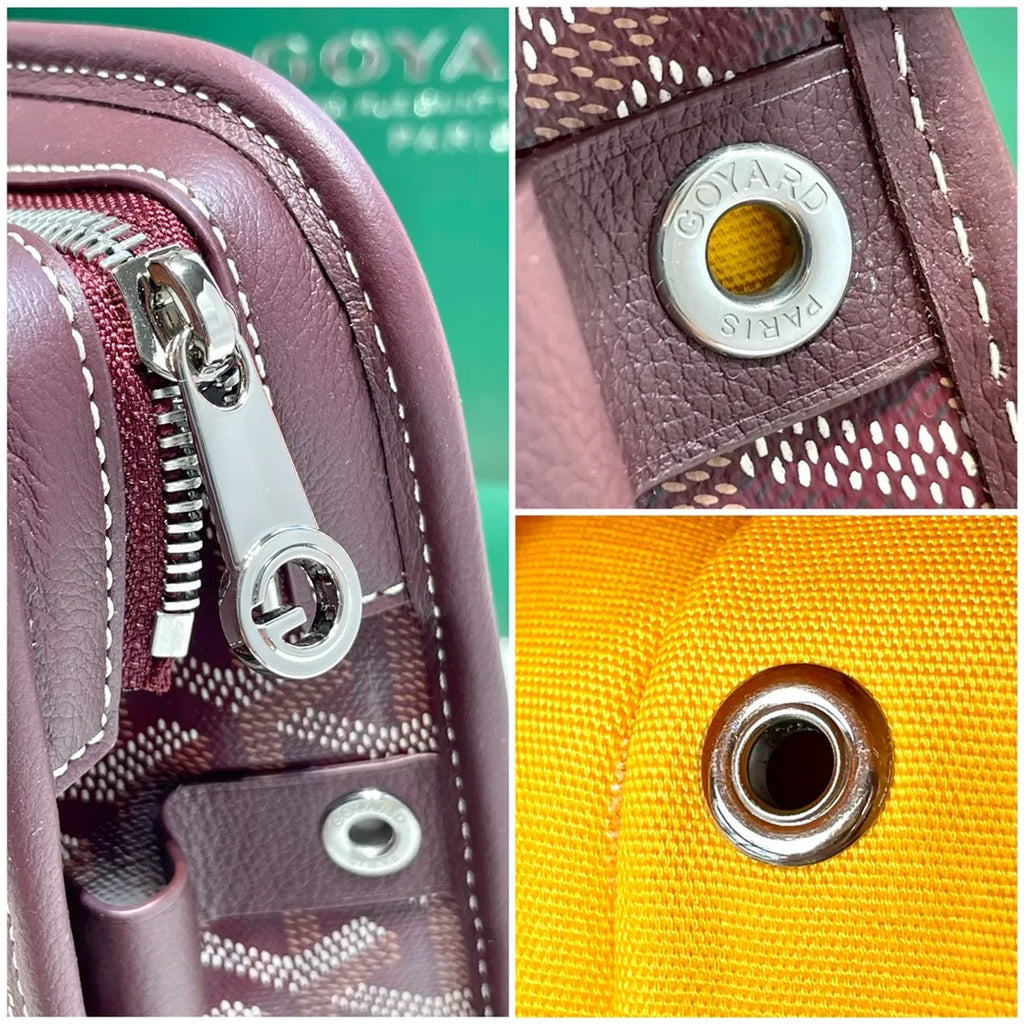 Goyard Jouvence GM Clutch Bag Coated Canvas Leather 8051