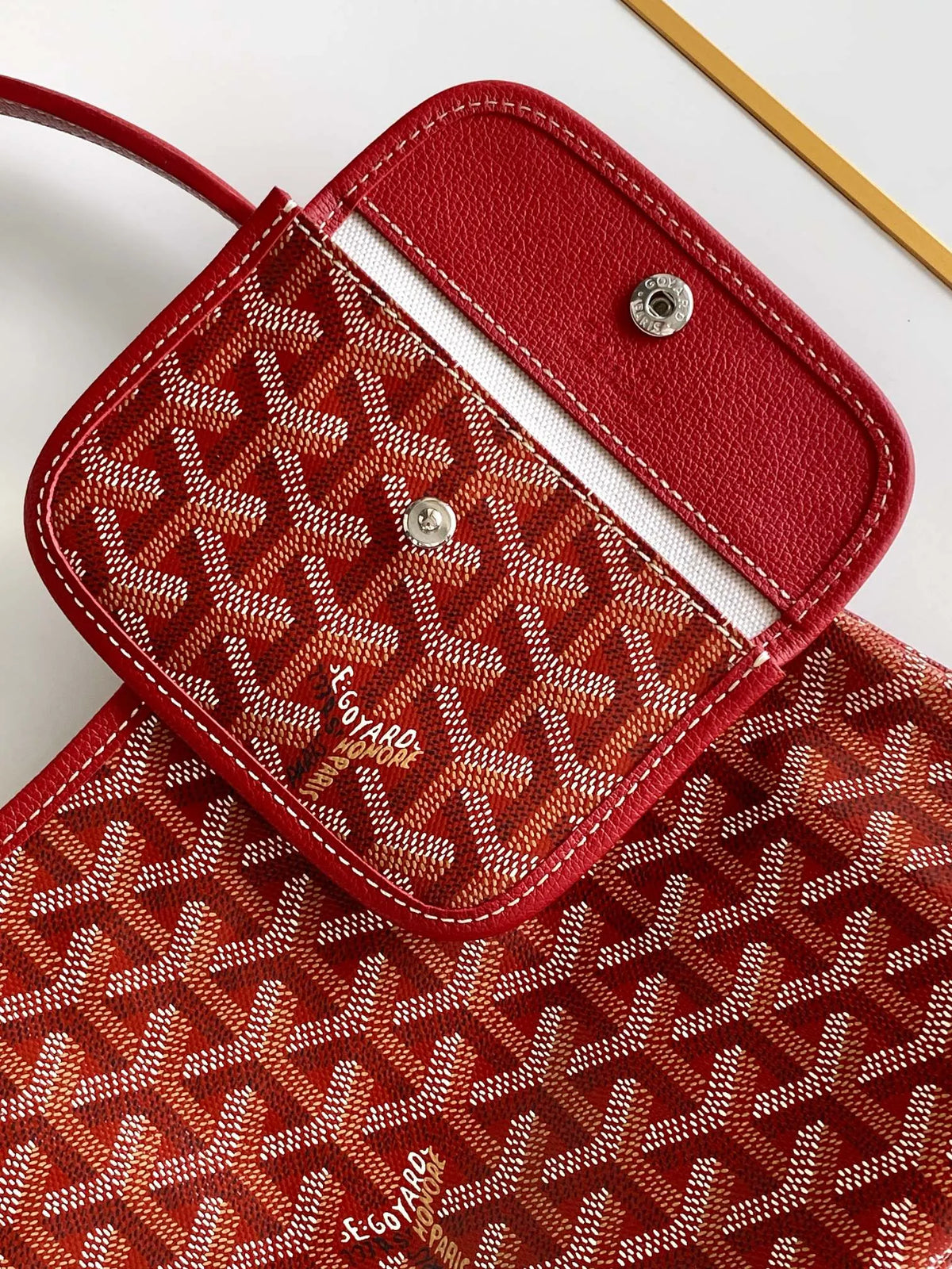 Goyard Mini Hobo Bag Coated Canvas Leather 236712