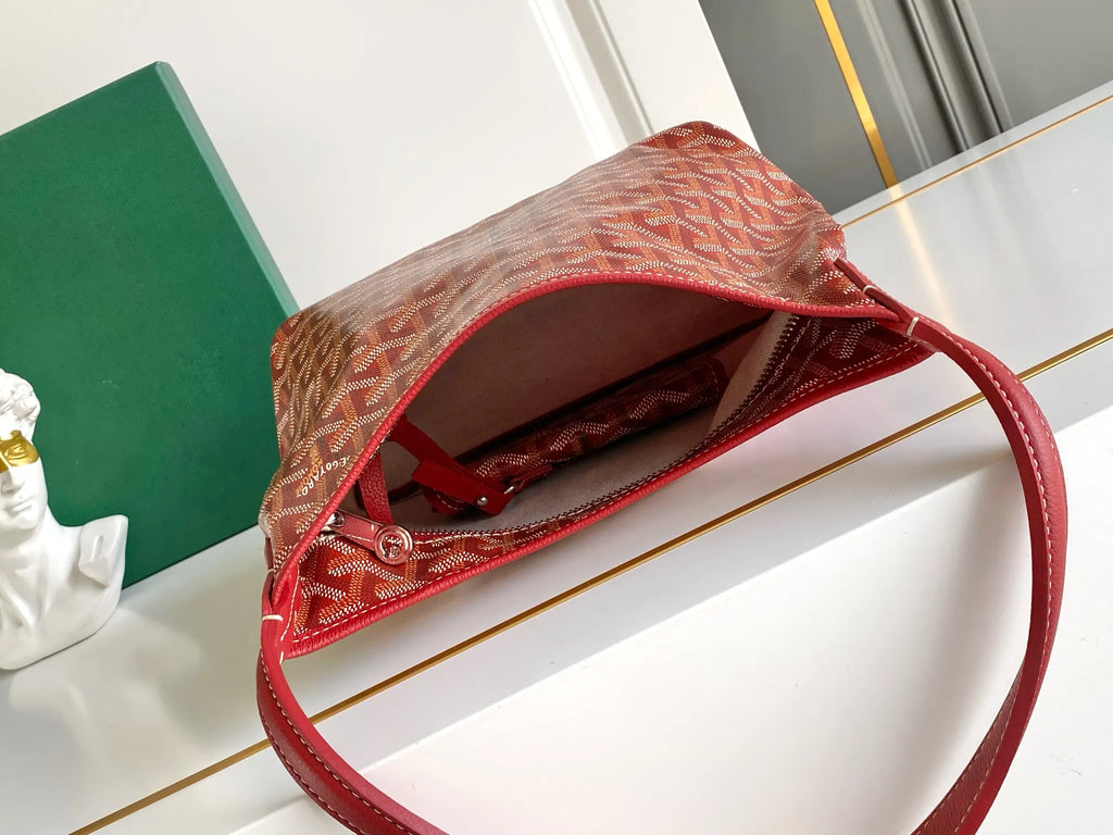 Goyard Mini Hobo Bag Coated Canvas Leather 236712