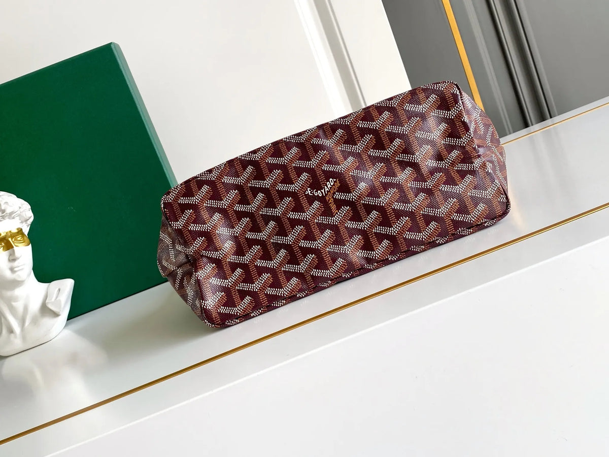 Goyard Mini Hobo Bag Coated Canvas Leather 236715