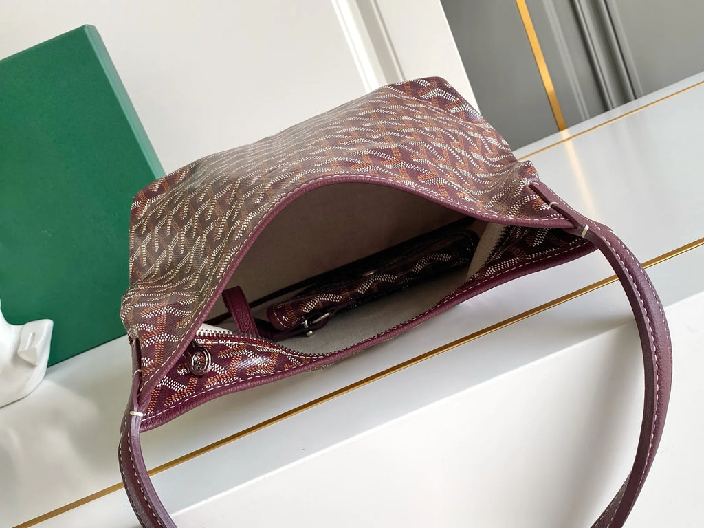 Goyard Mini Hobo Bag Coated Canvas Leather 236715