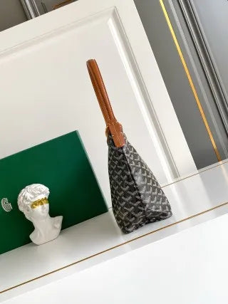 Goyard Mini Hobo Bag Coated Canvas Leather