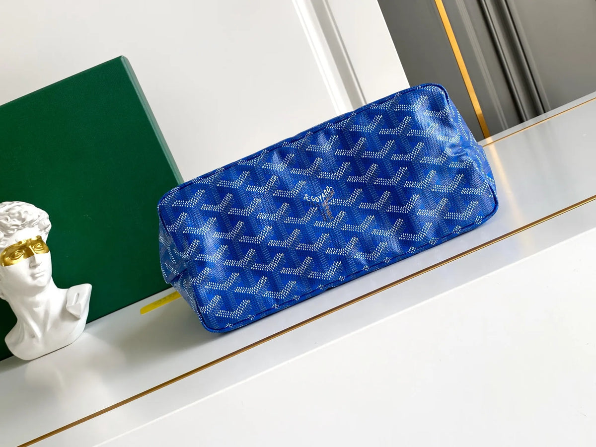 Goyard Mini Hobo Bag Coated Canvas Leather
