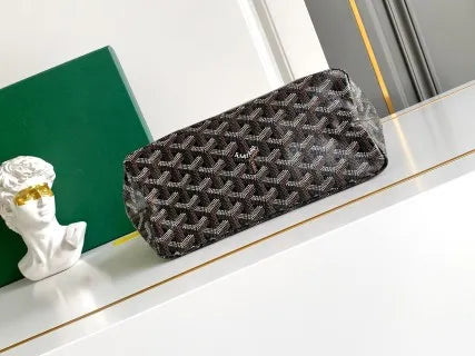 Goyard Mini Hobo Bag Coated Canvas Leather