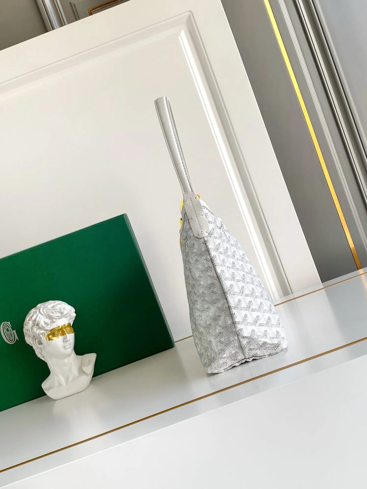 Goyard Mini Hobo Bag Coated Canvas Leather 520