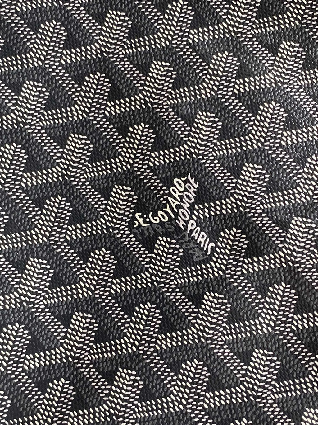 Goyard Mini Hobo Bag Coated Canvas Leather