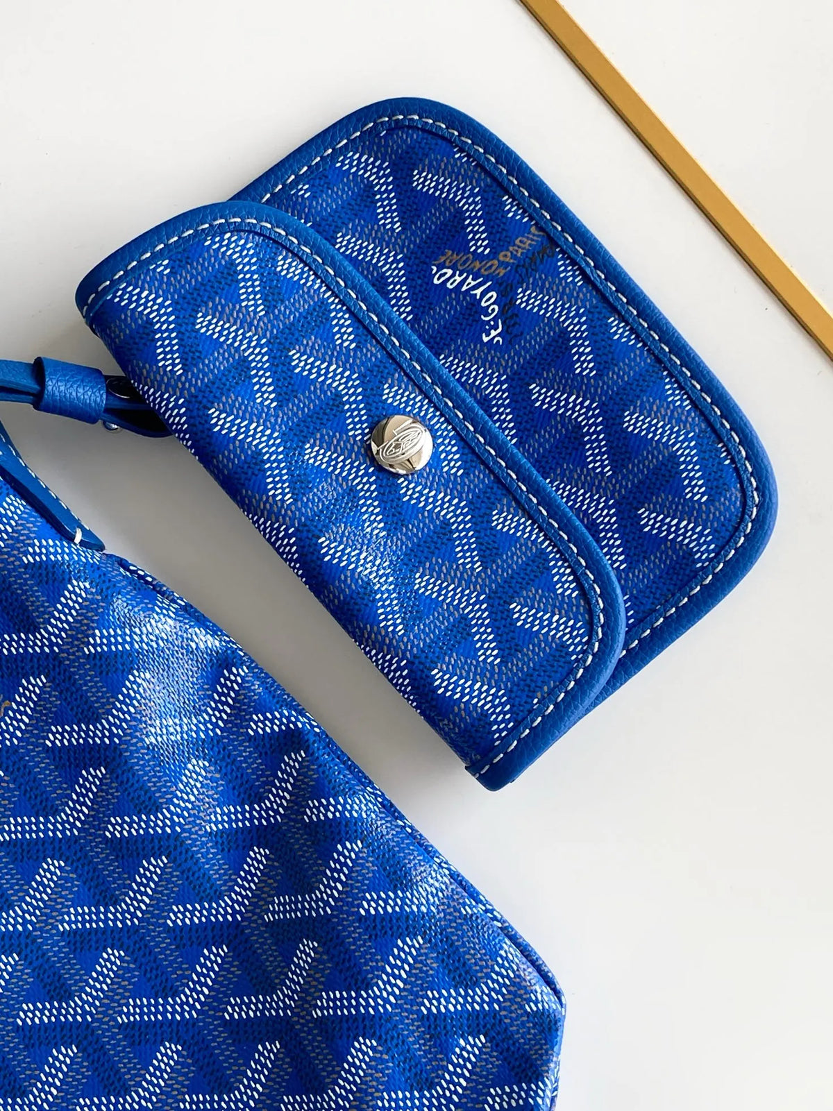 Goyard Mini Hobo Bag Coated Canvas Leather