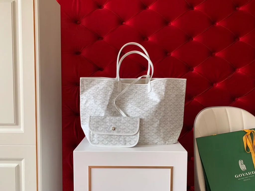 Goyard Mommy Diaper Bag Coated Canvas Leather 8001 8002