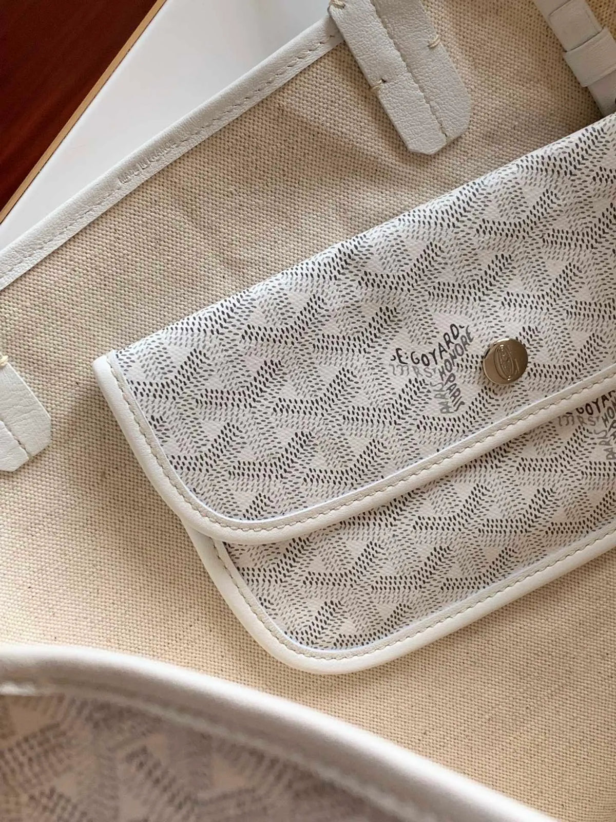 Goyard Mommy Diaper Bag Coated Canvas Leather 8001 8002