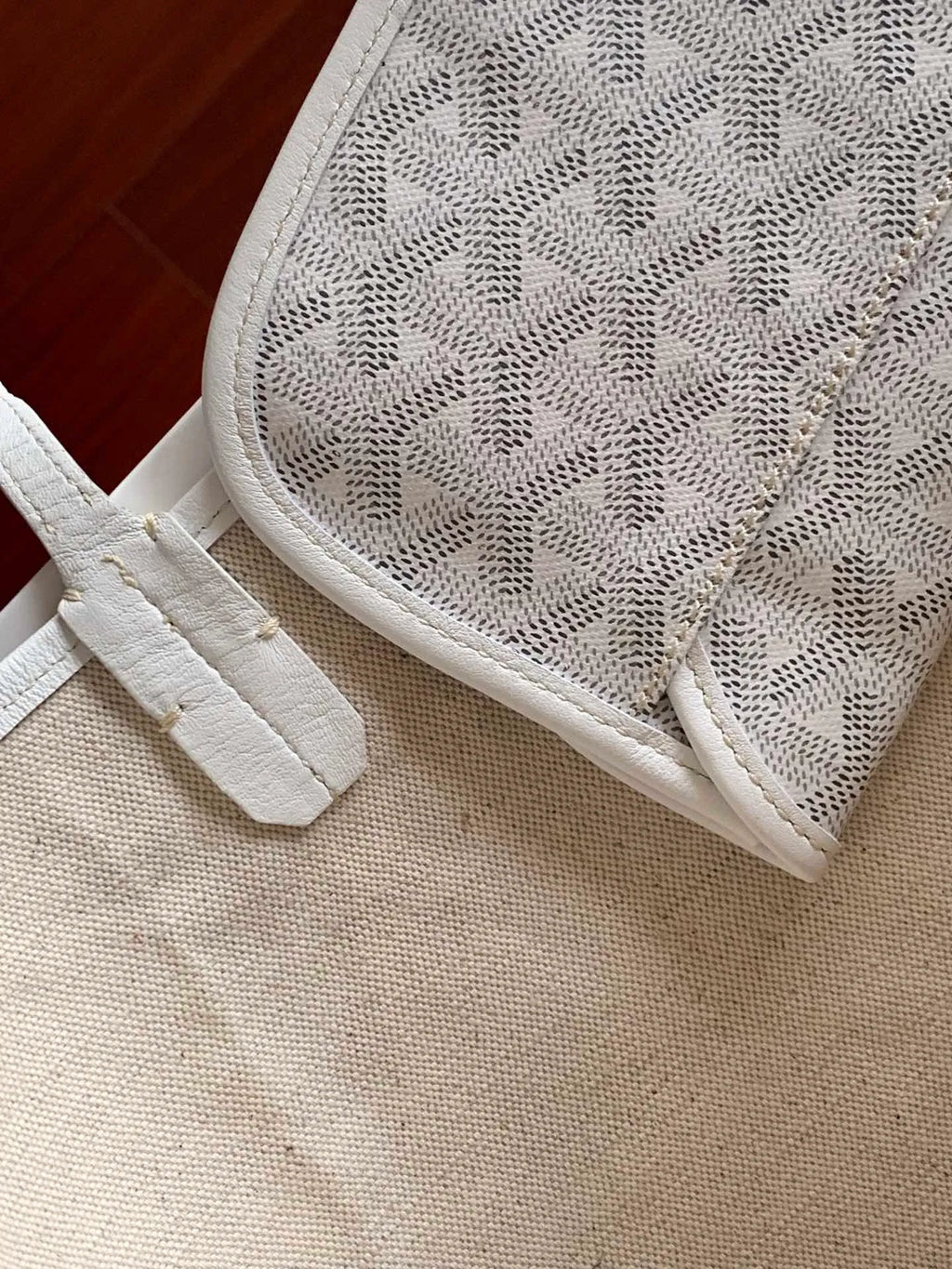 Goyard Mommy Diaper Bag Coated Canvas Leather 8001 8002