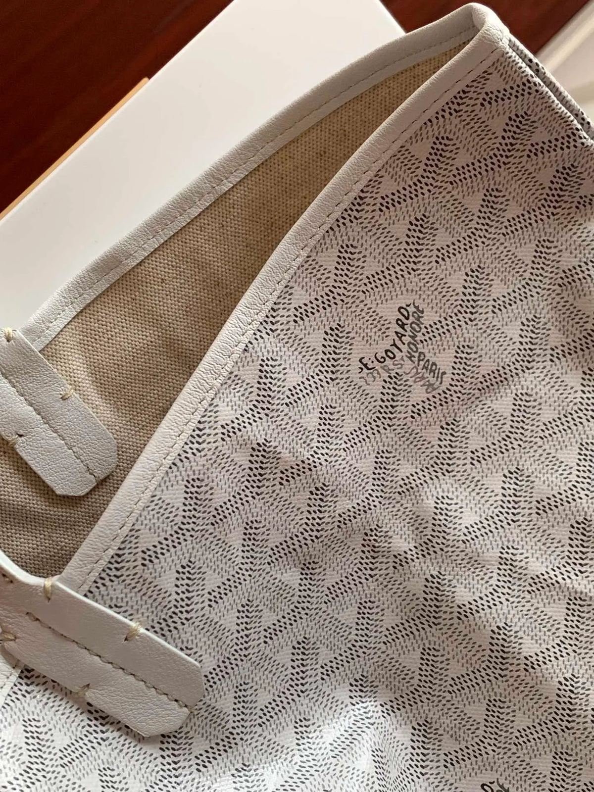 Goyard Mommy Diaper Bag Coated Canvas Leather 8001 8002