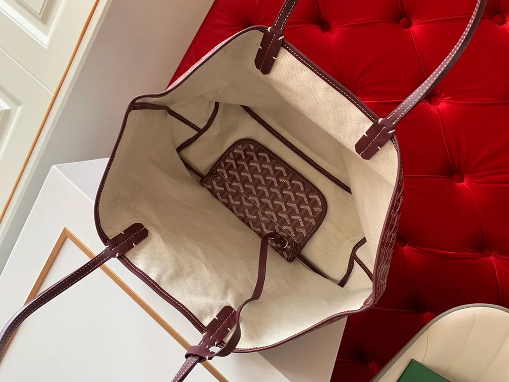 Goyard Mommy Tote Bag Coated Canvas Leather 8001 8002