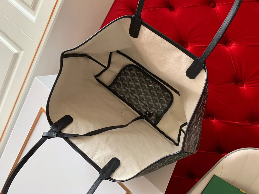 Goyard Mommy Tote Bag Coated Canvas Leather 8001 8002