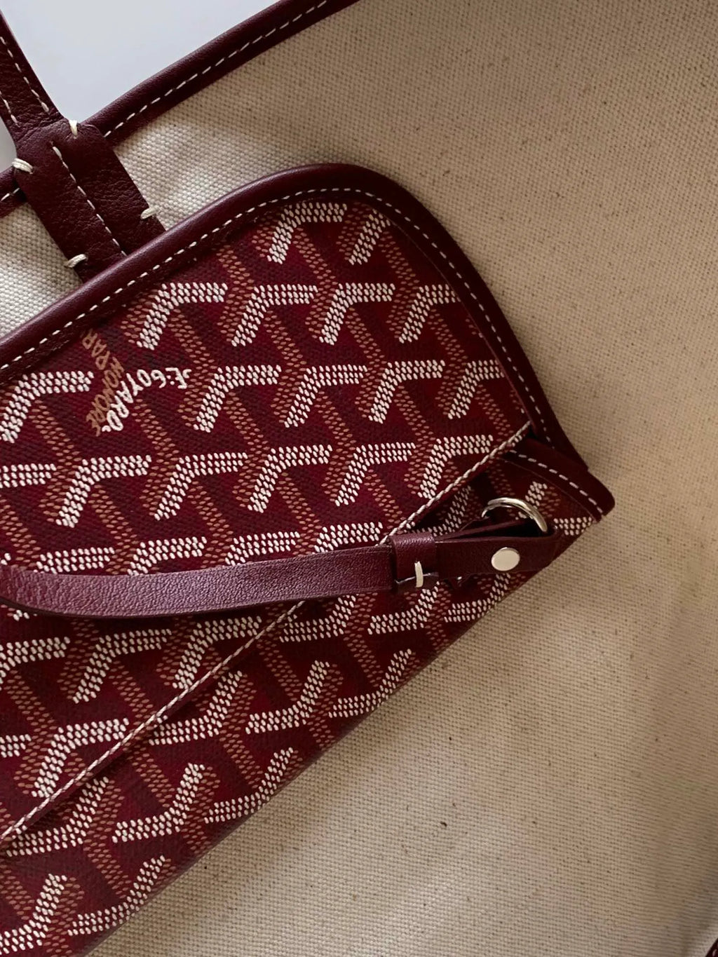 Goyard Mommy Tote Bag Coated Canvas Leather 8001 8002