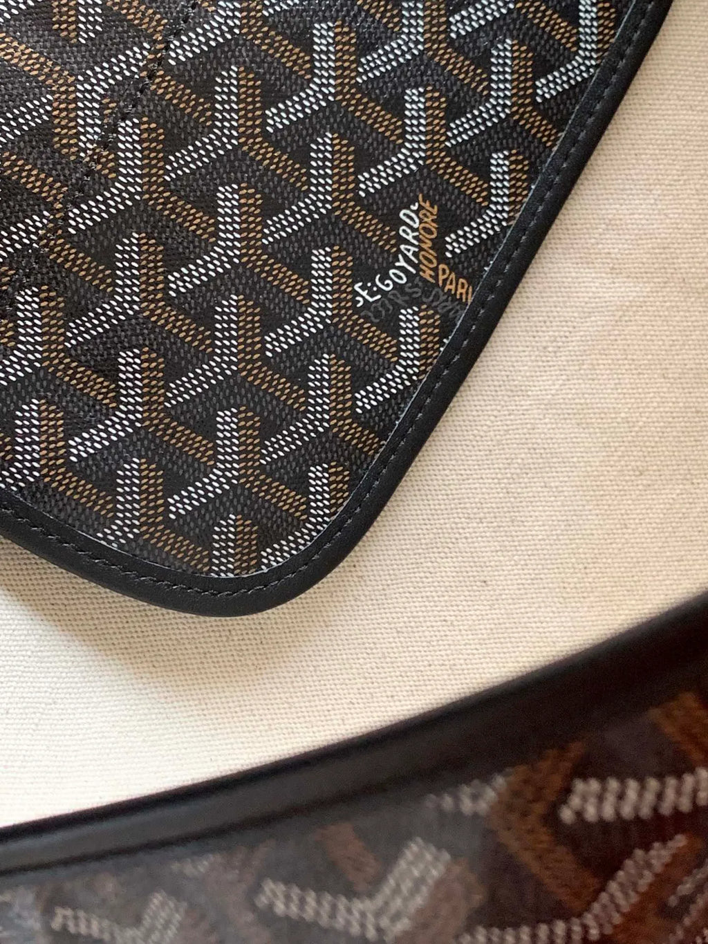 Goyard Mommy Tote Bag Coated Canvas Leather 8001 8002