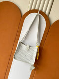 Goyard Musette Crossbody Bag Coated Canvas Leather 8319