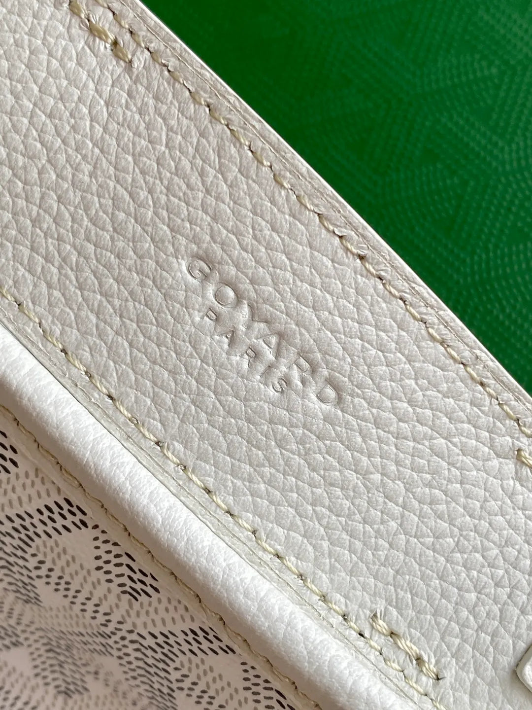 Goyard Musette Crossbody Bag Coated Canvas Leather 8319